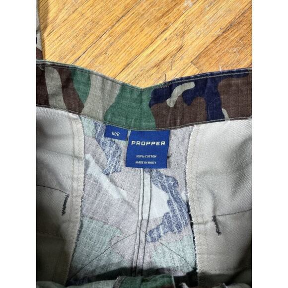 Propper 100% Cotton Mens Camo Cargo Straight Leg Pants Size M - Picture 2 of 8